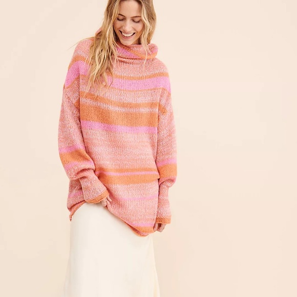 Free People Sweaters - Free People Candy Stripe Tunic - Small NWOT